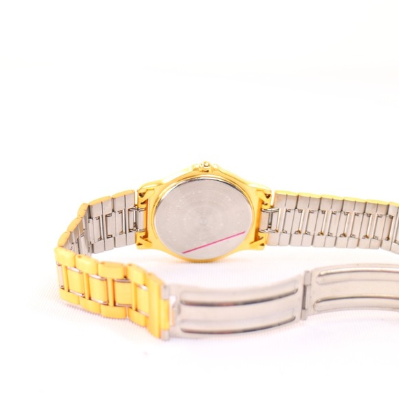 Vtg Valentino Roberto Gold Stainless Steel Strap Round Analog Dial Wristwatch main image 9